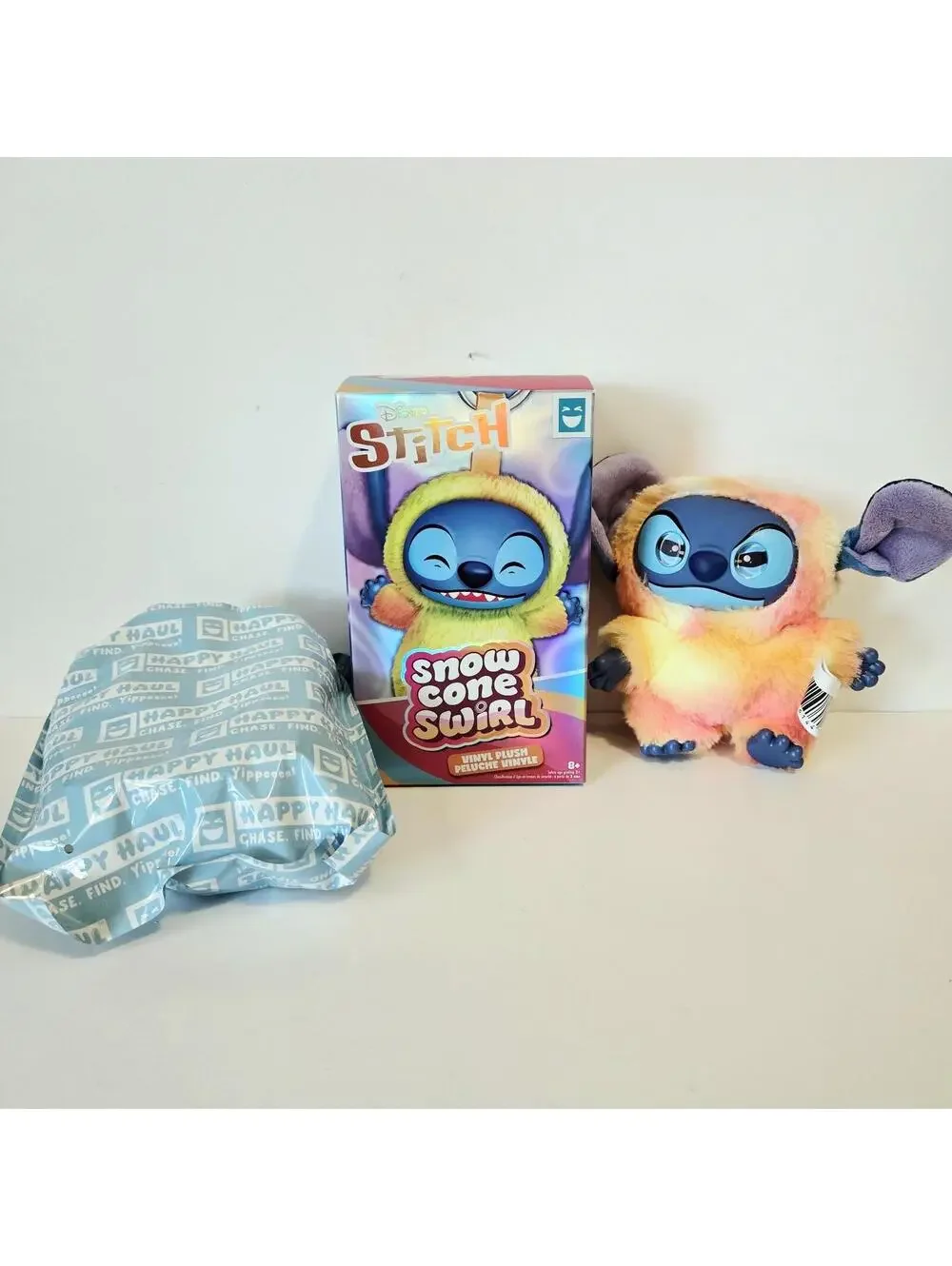 Stitch Snow Cone Swirl Blind-Box Vinyl Plush Angry Stitch NEW